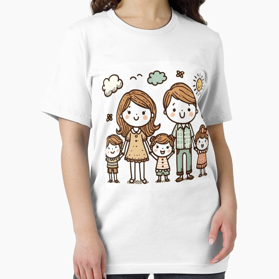 Family Doodle Art: Mom, Dad, Brother & Sister by vios765