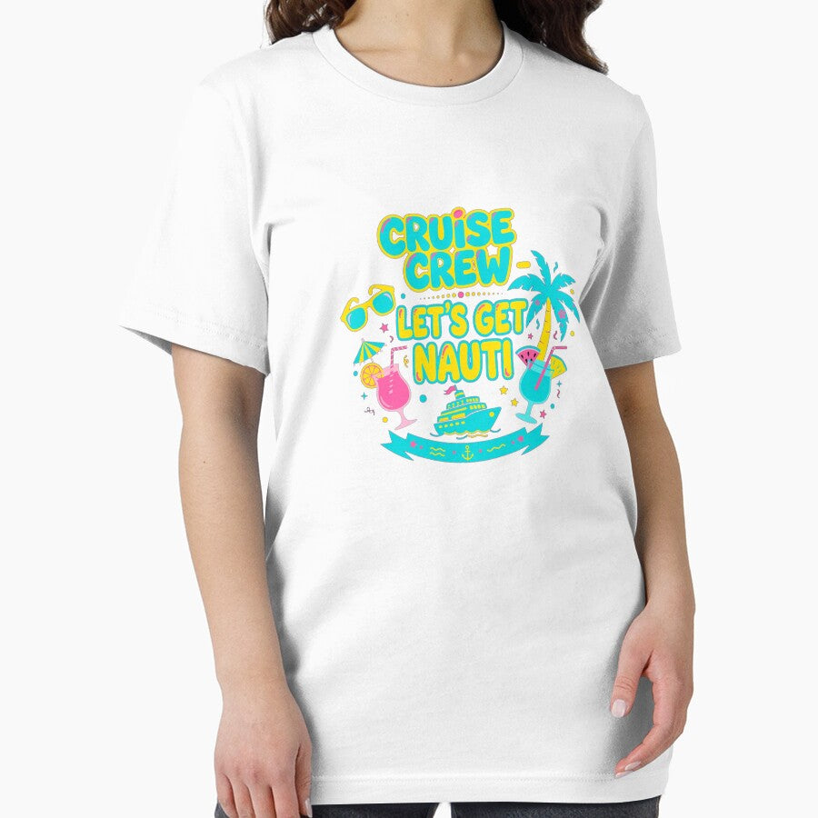 Cruise Crew Let's Get Nauti Matching Cruise Group Funny Cruise Squad by Yellowriversss