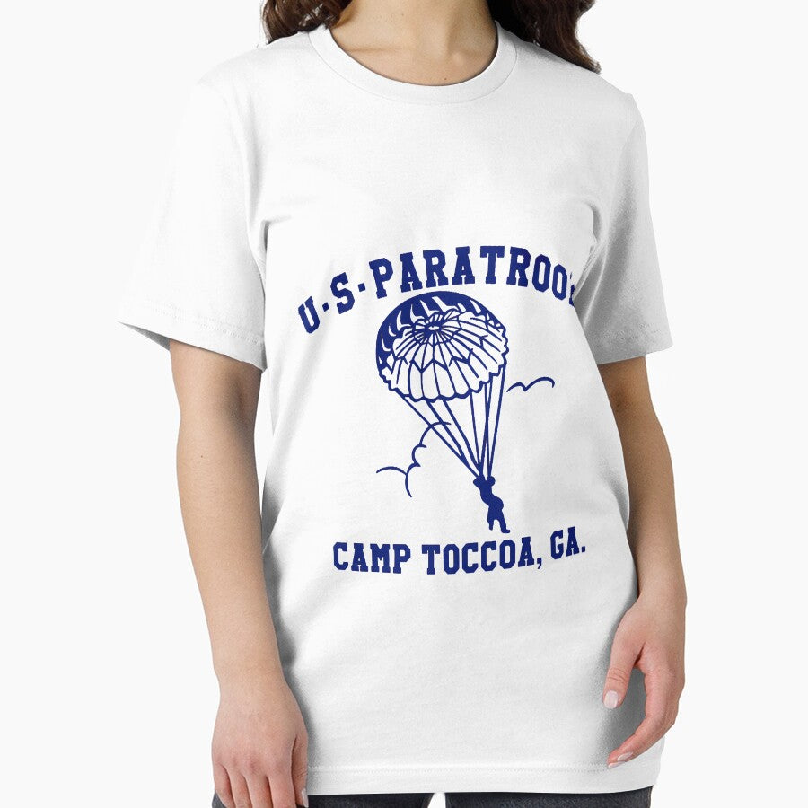 US Paratrooper Camp Toccoa WWII T-Shirt by Nvenipop300