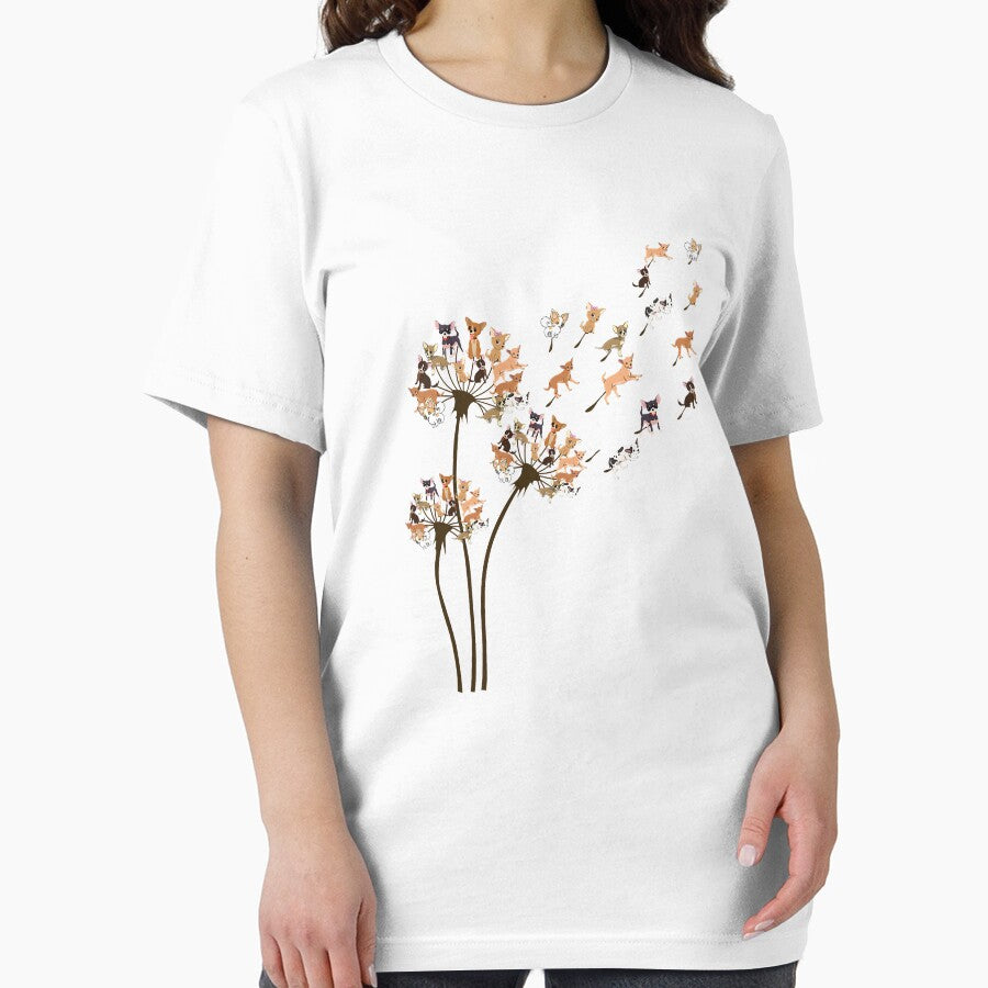 Chihuahua Flower Fly Dandelion Chihuahua Funny Dog Lover by MichealExan