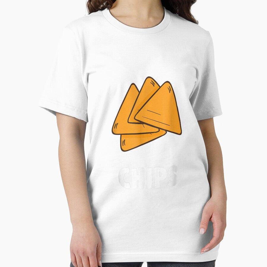 Couple Matching Halloween Costumes Chips T-Shirt by BlochEmiline