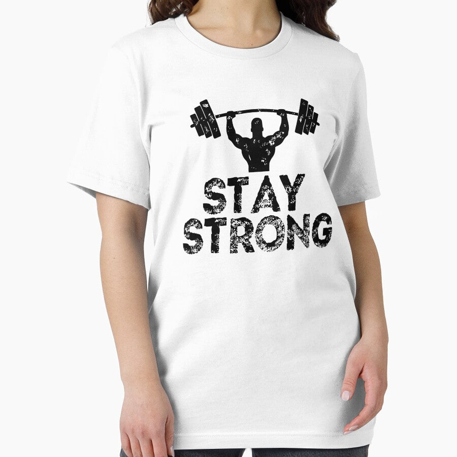 Stay strong - fitness & Gym motivation motto and quote by GraphicDream