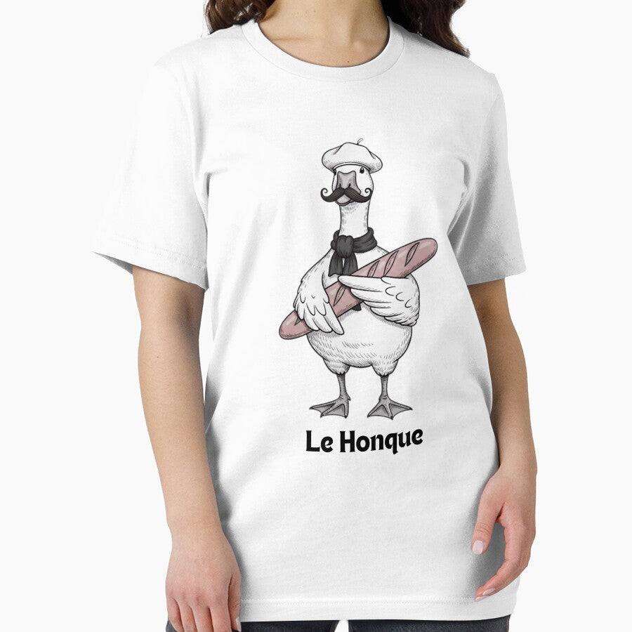 French Goose Shirt. Le Honque Funny T-shirt Tshirt Tee Tees T Gift. Silly France Trip Vacation Present For Animal Duck Bird Geese Meme Lover by MotivaChic