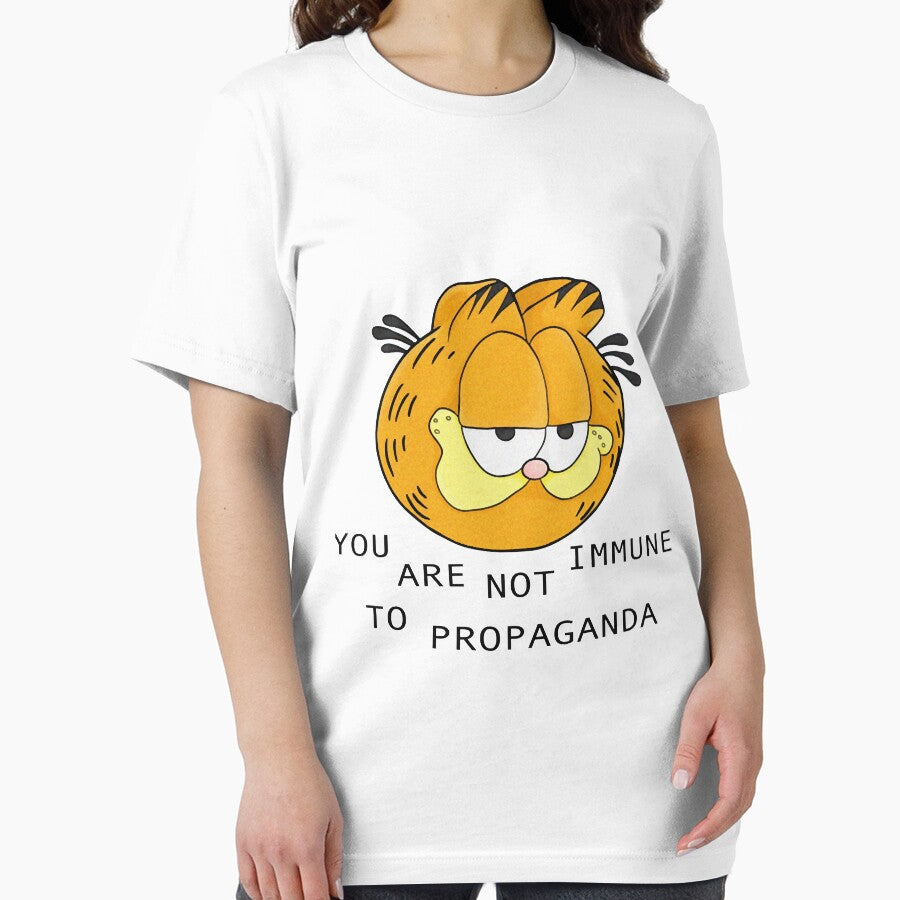 you are not immune to propaganda - garfield by maskerclavinet