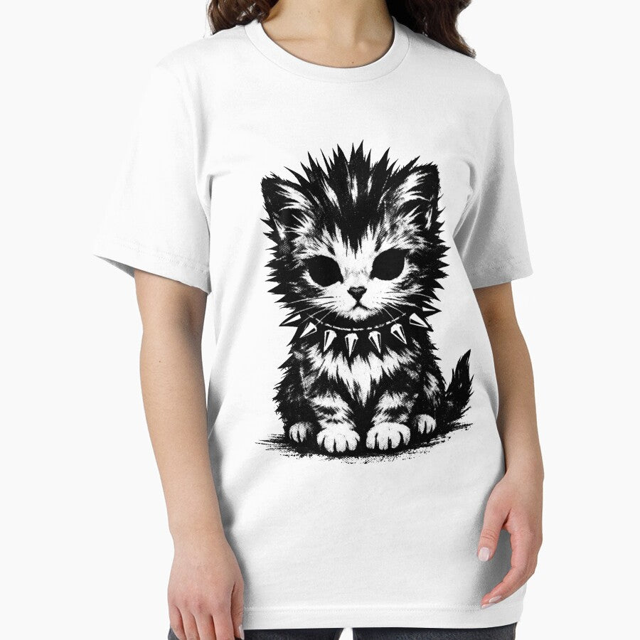Vintage Funny Cat Punk Kitten Cat Meme by will freed18