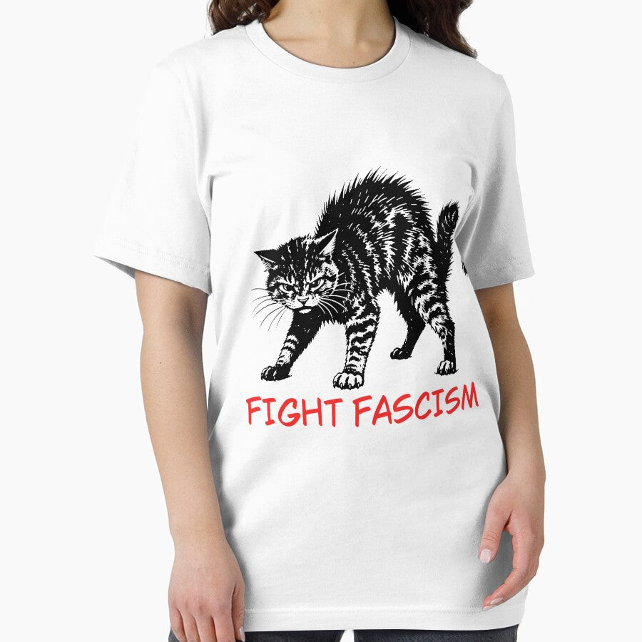 Fight Fascism Cat by RamneekFraty