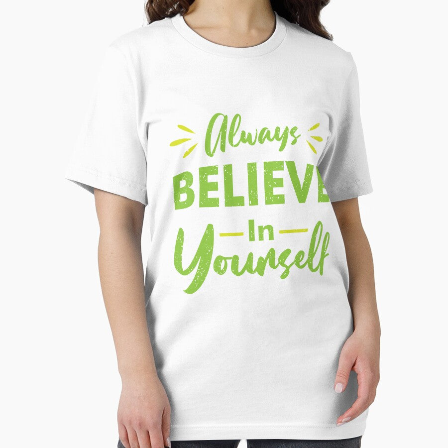 Always Believe in Yourself | Positive Typographic Vibe by niclothing