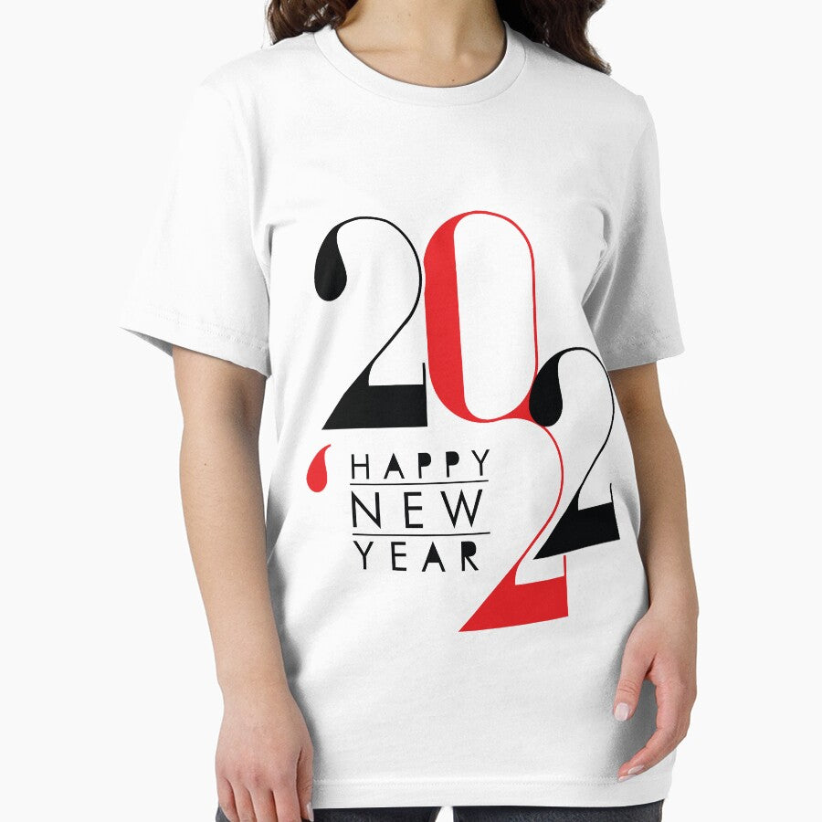 2022 happy new year, New Years,  Funny New Year Tee, by Ouizza