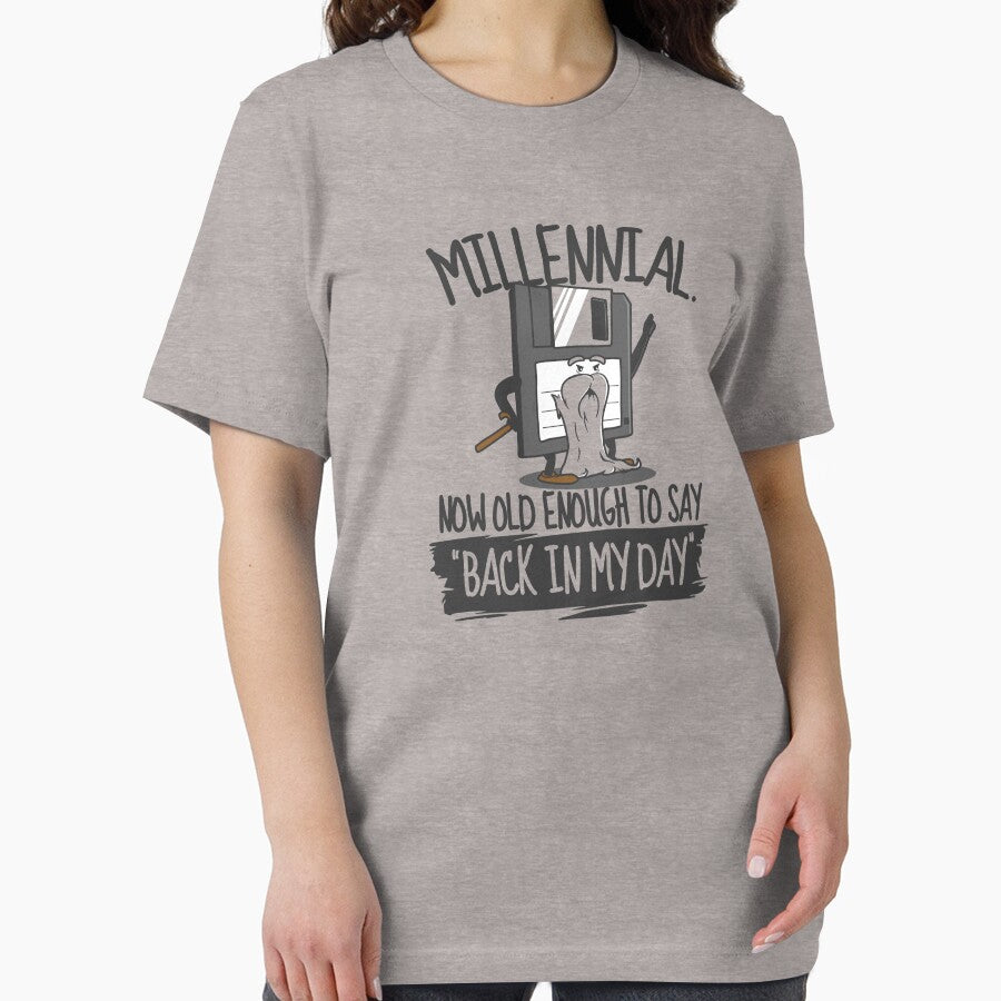 Funny Millennial Back In My Day Old Fart Geriatric Millennial by Nerd Shizzle