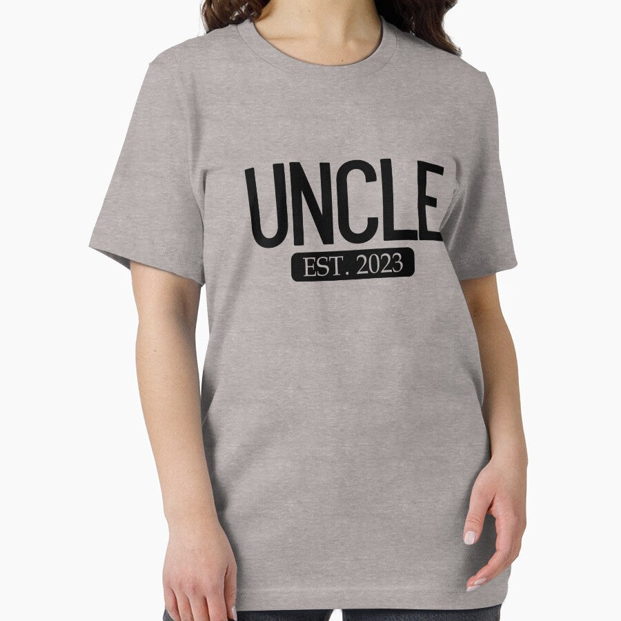 Uncle Est. 2023 New Uncle This Year Uncle Gift Men's Uncle Gear by DynamicDesign