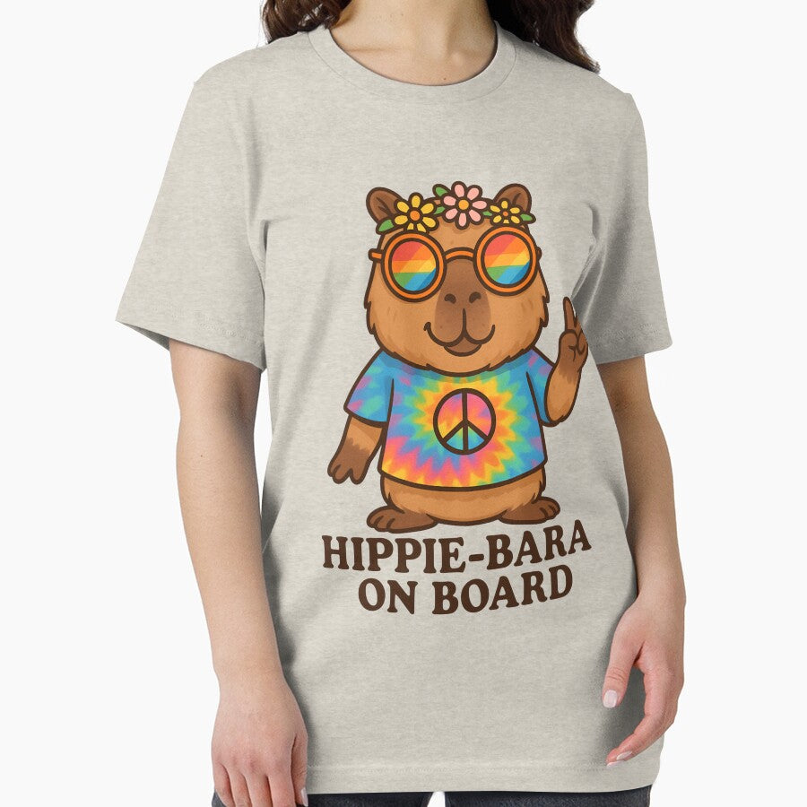 Hippie Capybara - Peace Vibes Tie-Dye by SidTastic