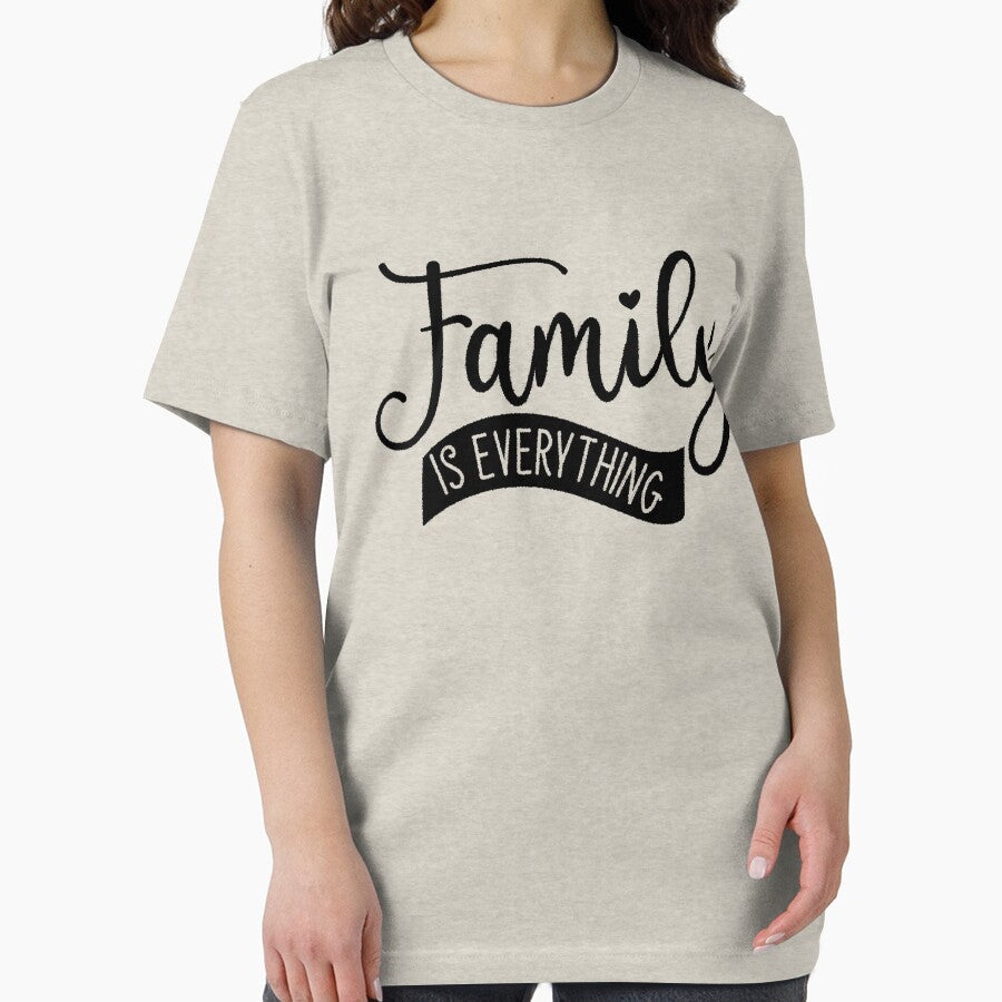 Family Quote - Family is everything, Family Over Everything by RedArtsDesign