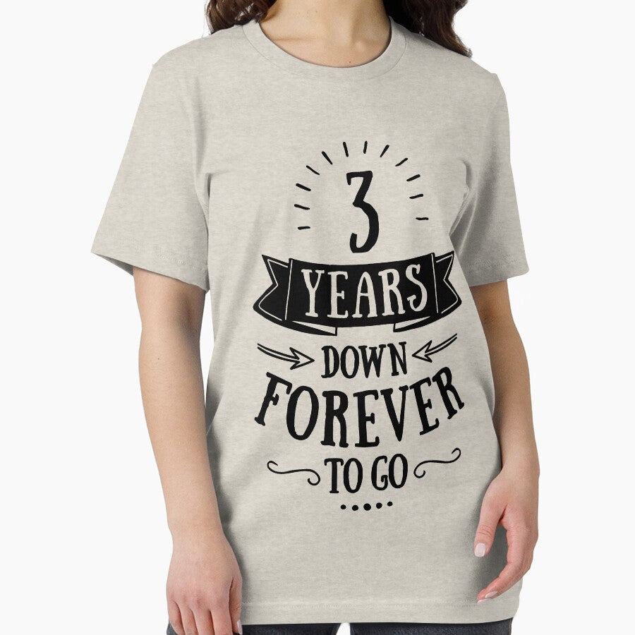 3 Years Down Forever To Go - 3rd Wedding Anniversary T-shirts, Phone Cases And Other Gift Collections by MemWear