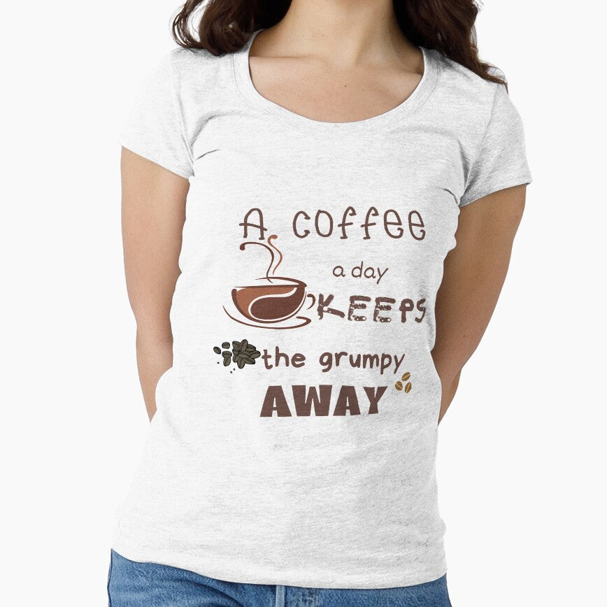 A coffee a day keeps the grumpy away by Charming Doodles