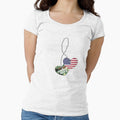 US Army Military Wife Design For Women - Proud Army Wife by JuditR
