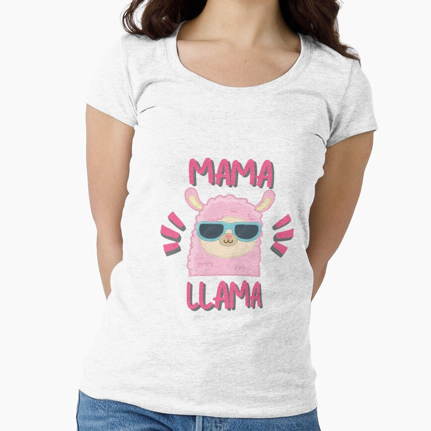Mama Llama and Baby Llama : Valentine Couple Matching For Mom and Baby by kongju