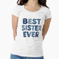 BEST SISTER EVER - IN FAUX LETTERING by AlexOBrienArt