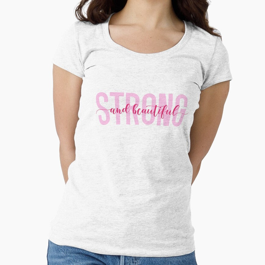 Strong and Beautiful Hot Pink by SpringMoonPress