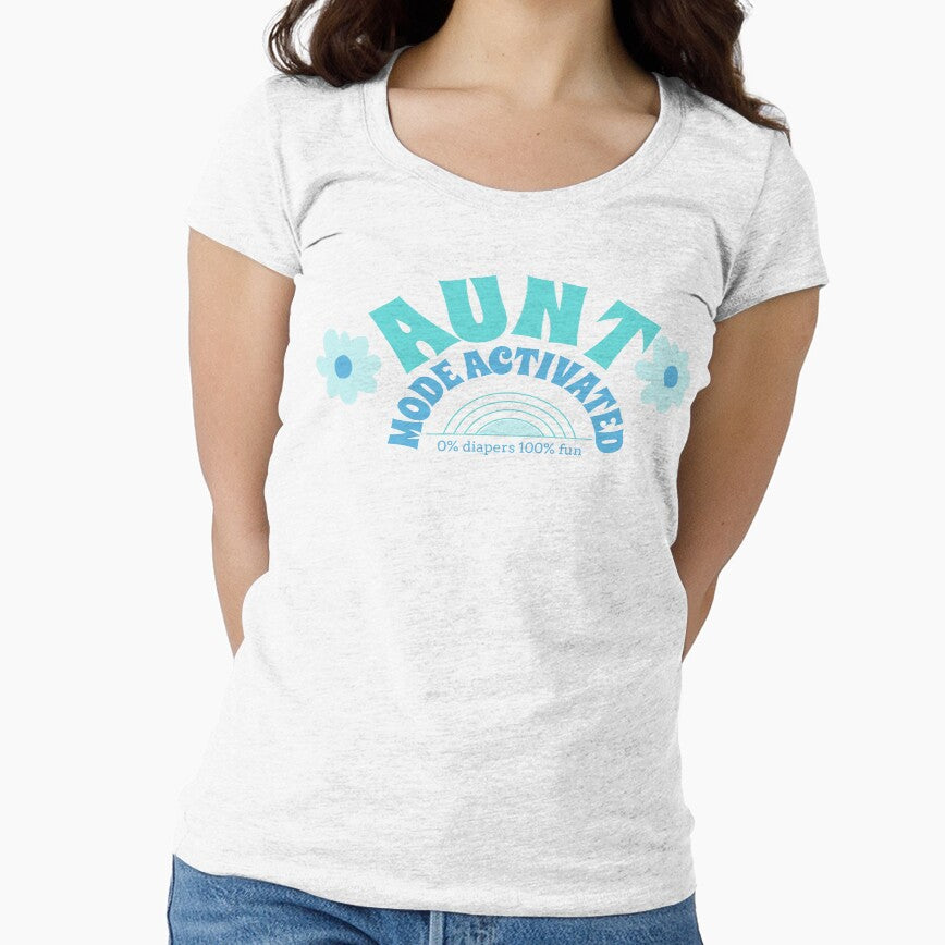 Aunt Mode Activated 0% diapers 100% fun by AJ Studios