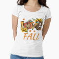 Loves Fall Cute Leopard Autumn Funny Fall Vibes by R&BApparel