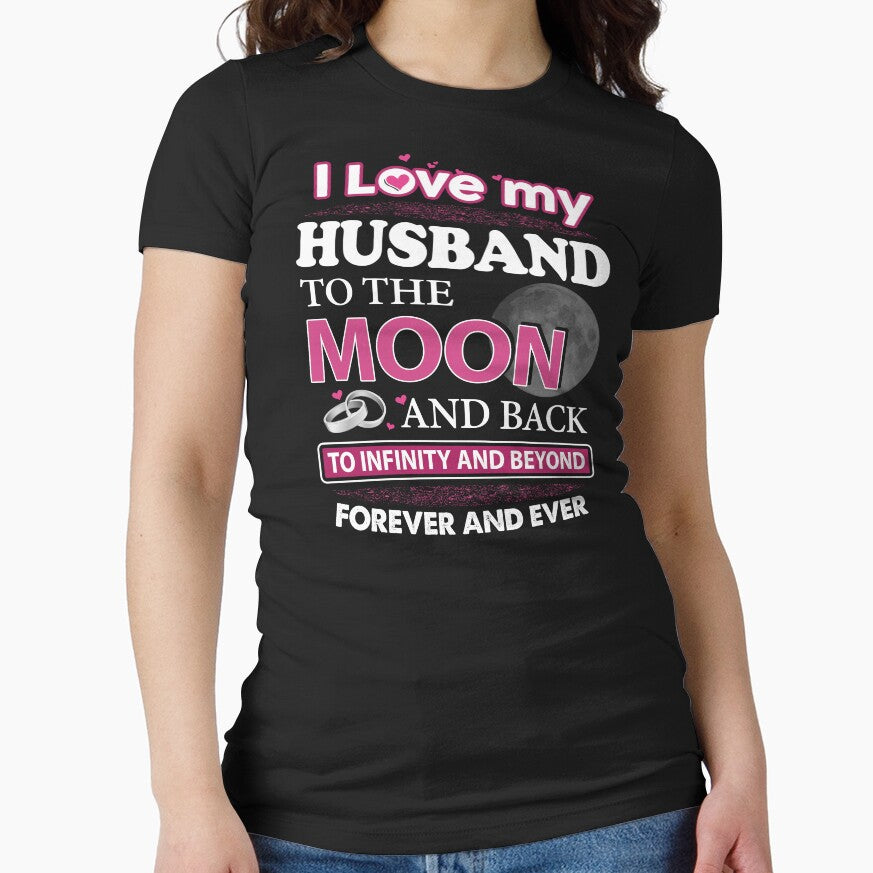 I Love My Husband To The Moon And Back by niceredtee