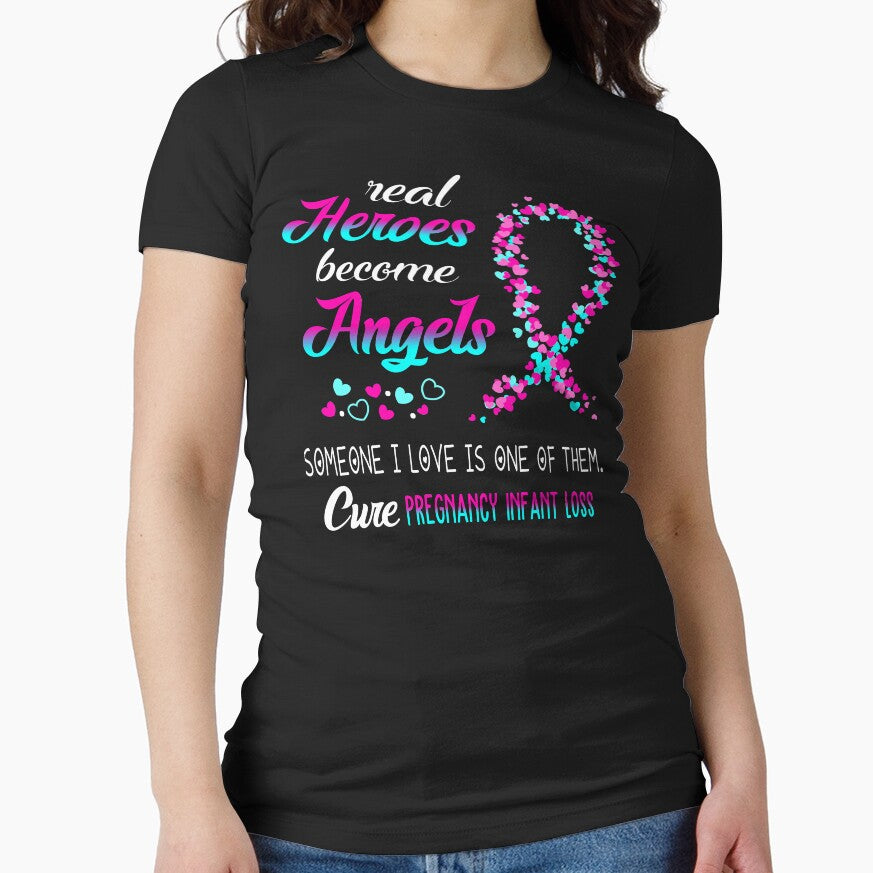 Real Heroes become Angels Someone I love is one of them, Cure Pregnancy Infant Loss by KirstybShop