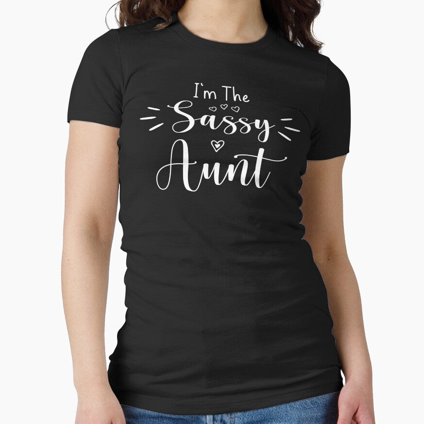 I'm the Sassy Aunt Cute Auntie Niece Gift by Stella Clue