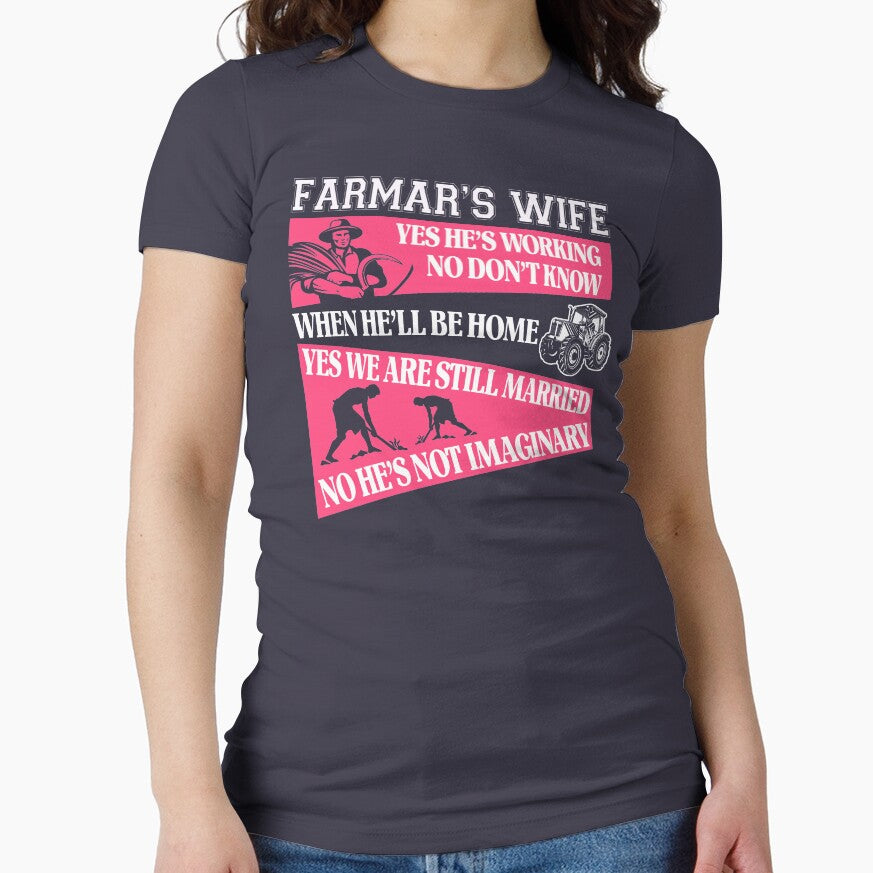 Proud Farmer's Wife T-Shirt by tejoi