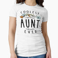 Womens Coolest Aunt Ever - Auntie Gift by cidolopez