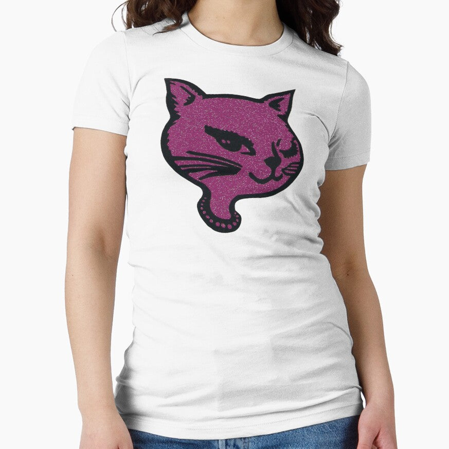 Winking Cat Pink by MohrCreations