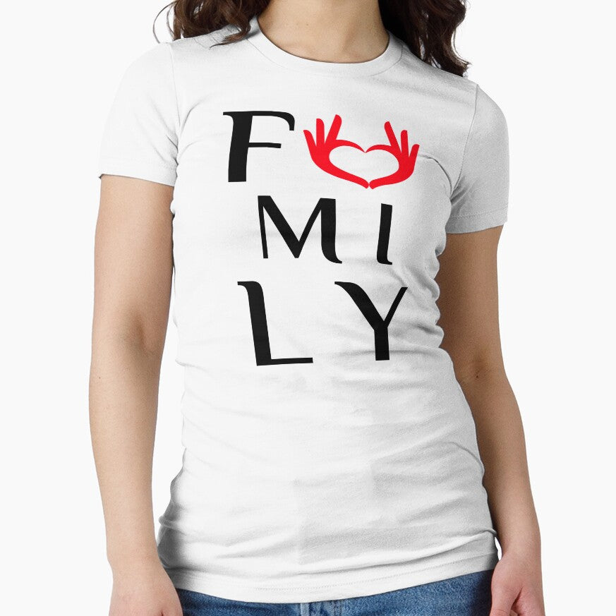 Family heart  - family love quotes - Best Mother present -Family is Everything - Best Gift for idea - Loved family first by family1ststore