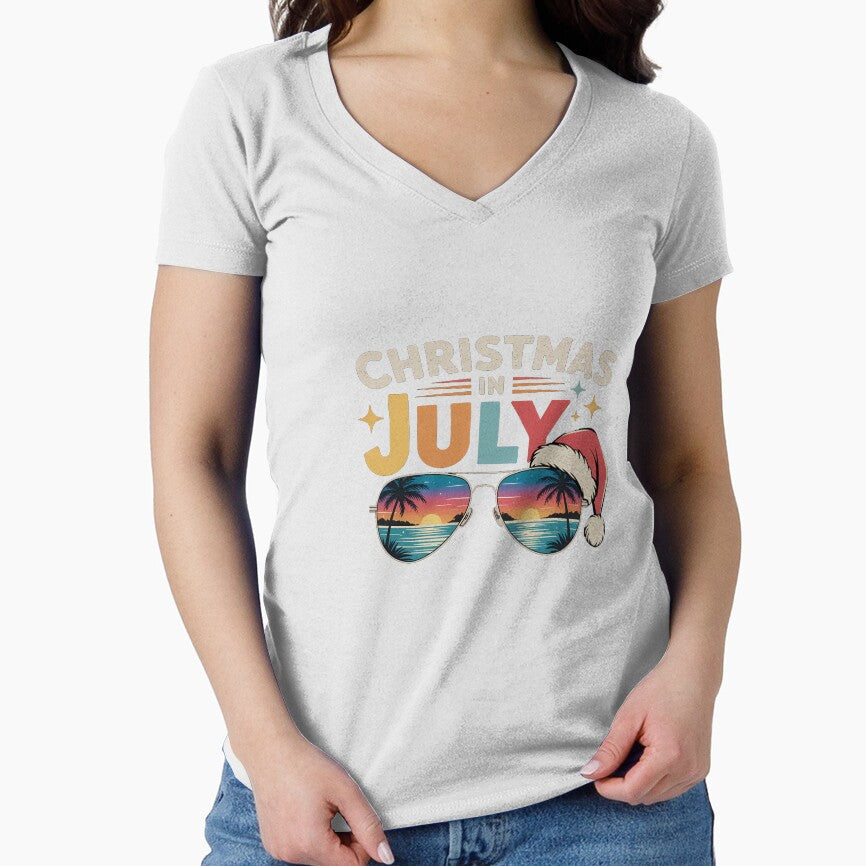 Christmas in July Sunglasses Santa Beach Summer Summer Xmas by SapfireStuArt