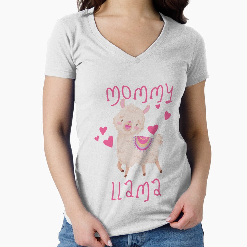 Baby Llama and Mommy Llama : Valentine Couple Matching For Mom and Baby by kongju