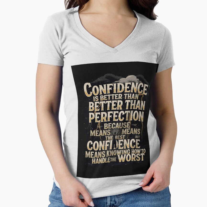 Confidence is better than better than perfection because means means the best but confidence means knowing how to handle the worst by Manesakshi2004