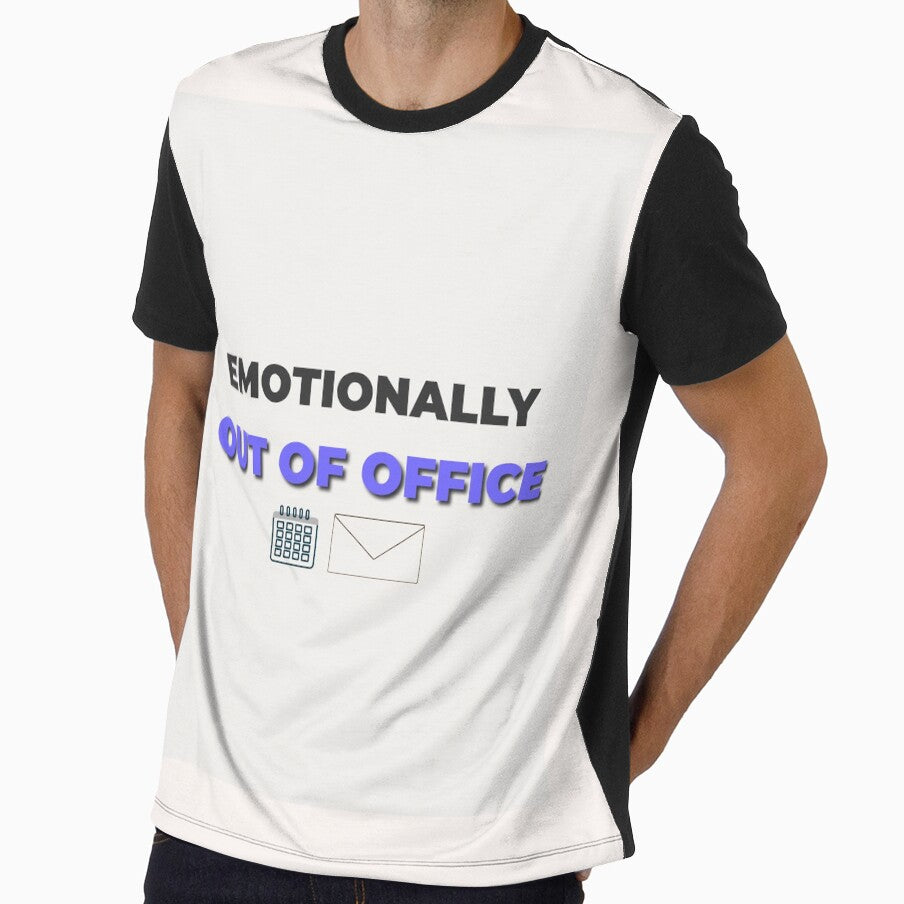 Emotionally Out of Office – Funny Mental Health Quote Design by thoratsdesign