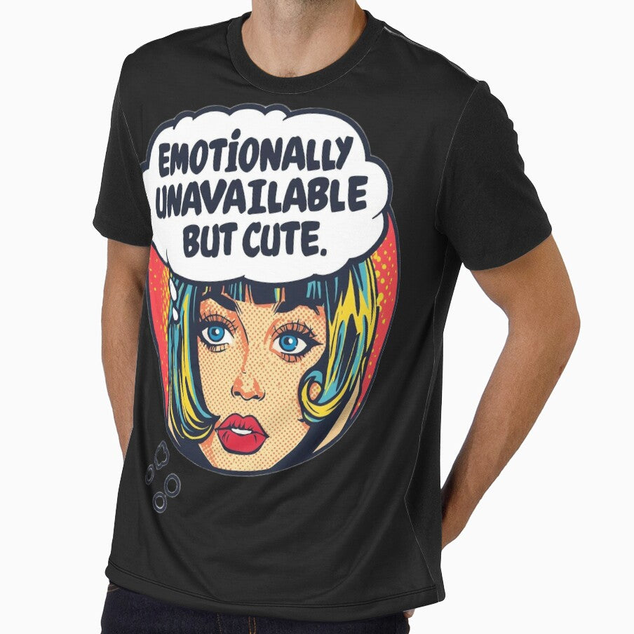 Emotionally Unavailable But Cute (Pop Art) by ConfuseLab Alt