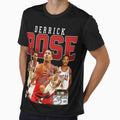 Derrick Rose MVP Chicago Basketball Signature Vintage Retro 80s 90s Bootleg Rap Style by Isabella Heller ⭐⭐⭐⭐⭐(316)