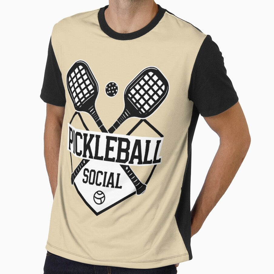 Pickleball Social Club Vintage Paddle Logo Retro Sports Graphic for Shirts Stickers Gifts | HD Premium Design by MillionaireGenZ ⭐⭐⭐⭐⭐ (5.0)