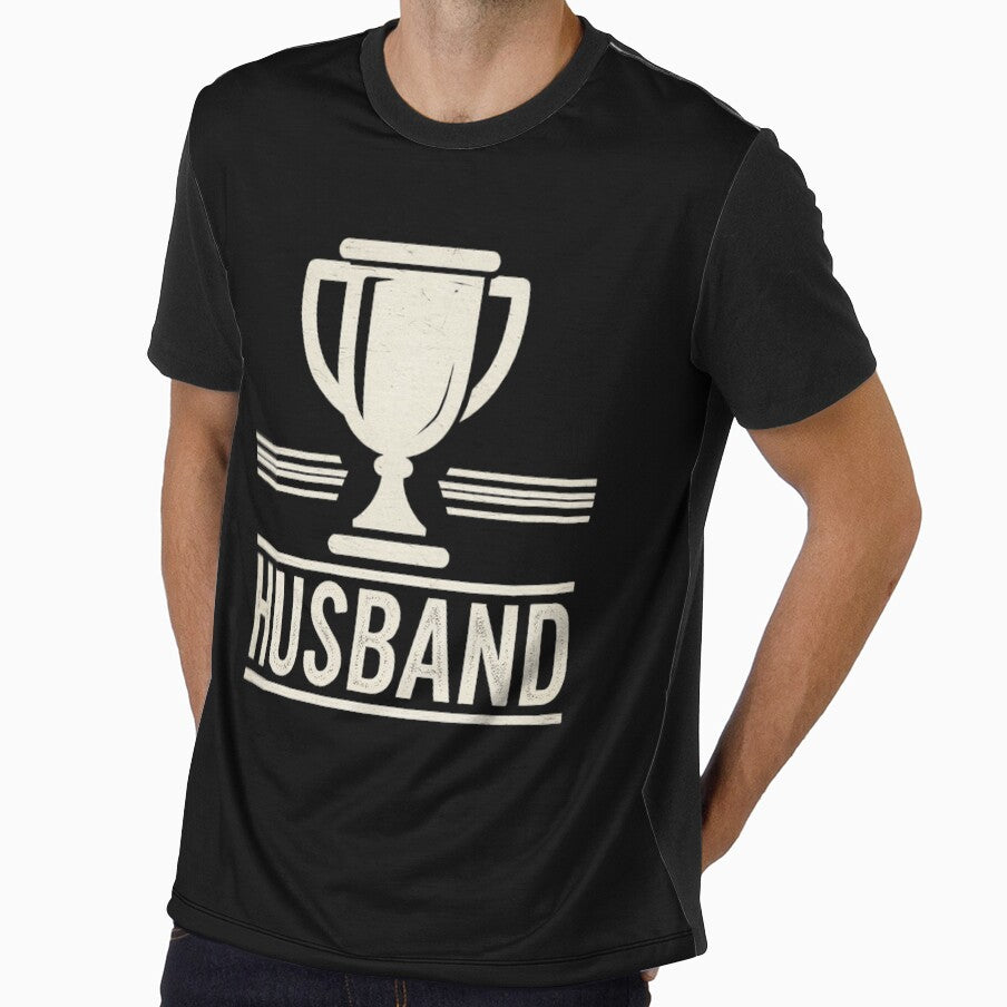 Trophy Husband Funny Dad Shirt by Animal Hug Co.