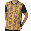 Groovy 70s Starburst Floral - Honey Amber Edition by energyoflove333