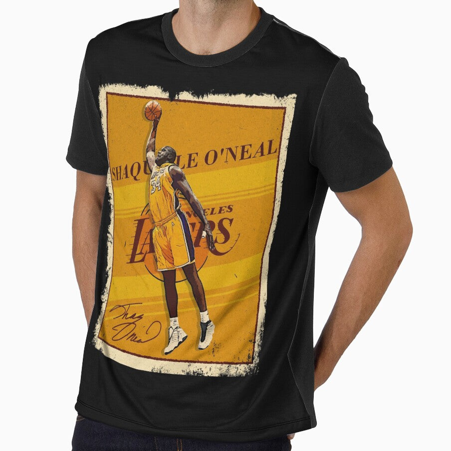 Shaquille O'Neal Basketball Legend Signature Vintage Retro 80s 90s Bootleg Rap Style by Lea Schiller ⭐⭐⭐⭐⭐(216)