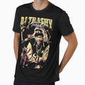 DJ Trashy Trash! Funny Raccoon Vintage 90's Bootleg HipHop Street Cat Trash Panda (Vintage Wash) by VillainForever