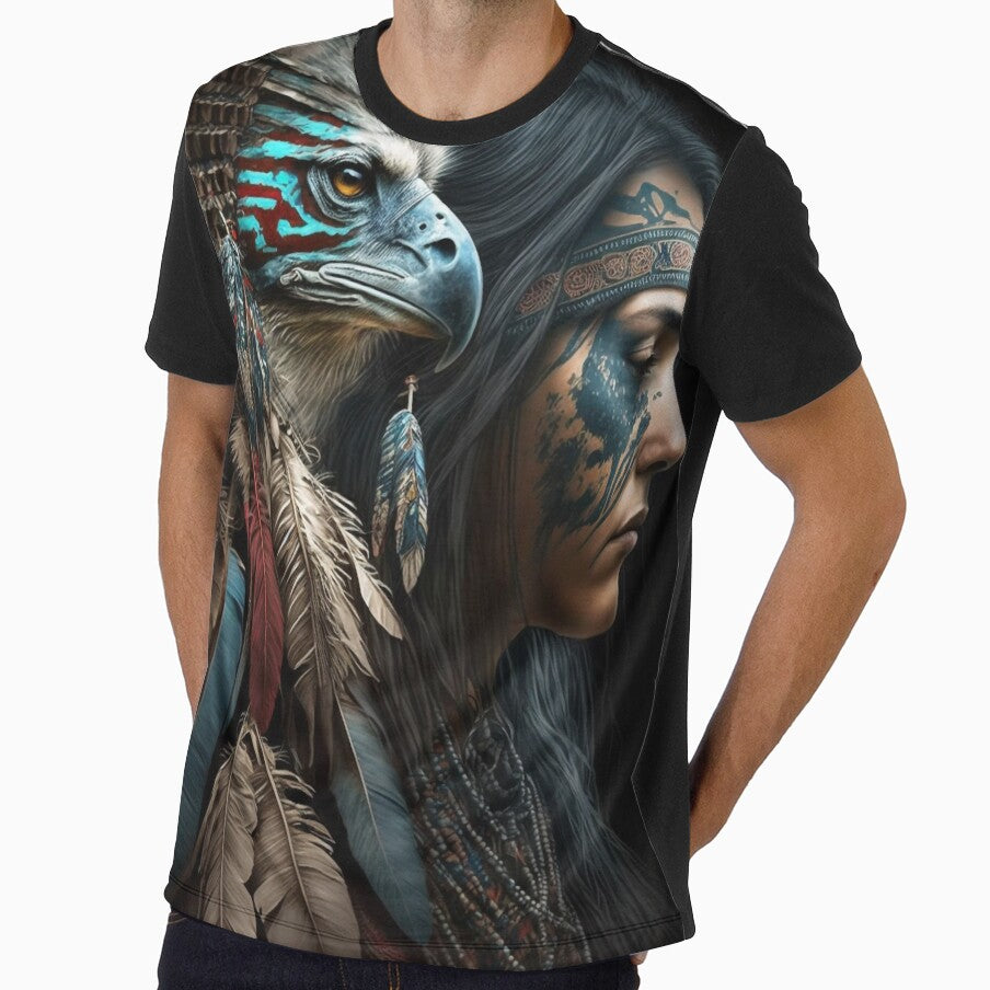 Eagle Spirit by Tribal Spirits Art T-Shirt Store