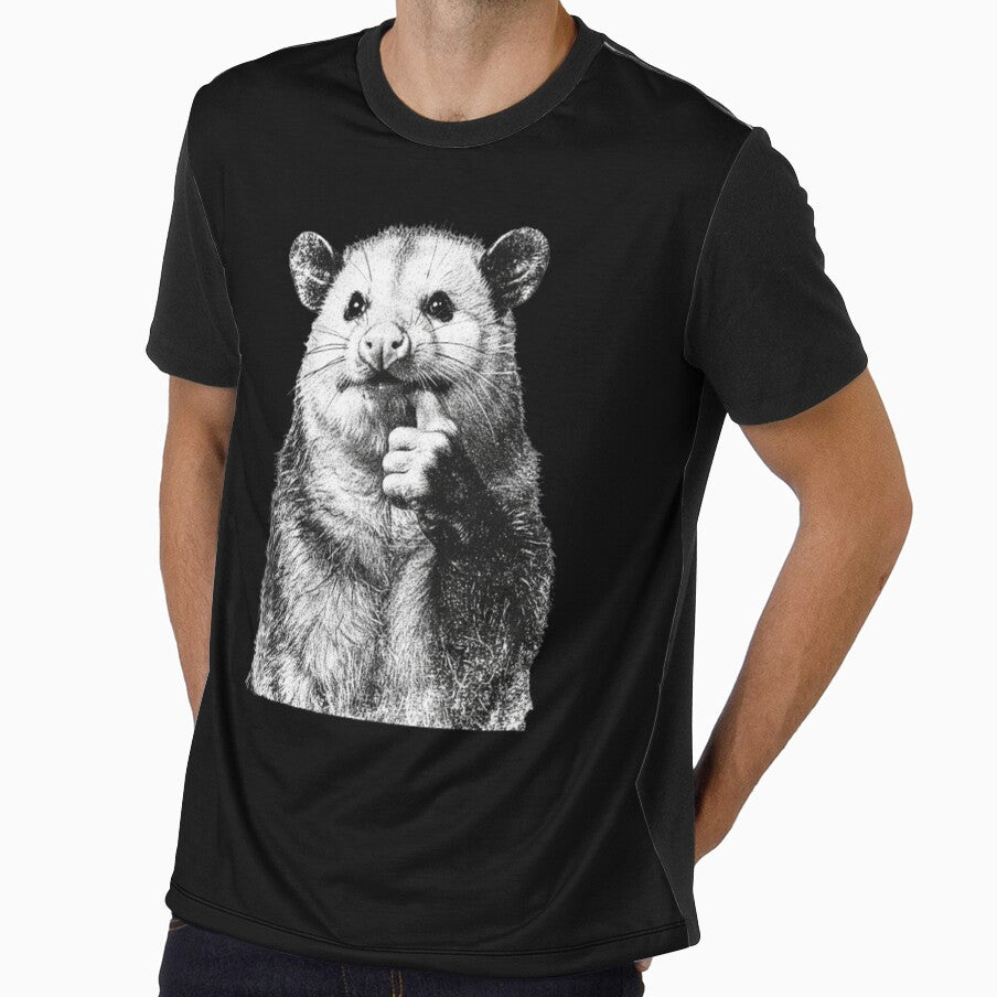 Deep Thought Opossum - Vintage Bootleg Style by julimarks