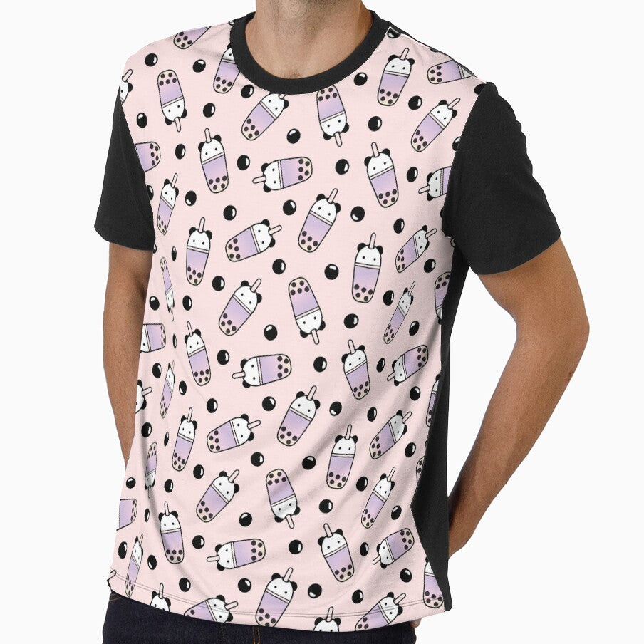 Boba Panda Taro Pink by Peach Mochi