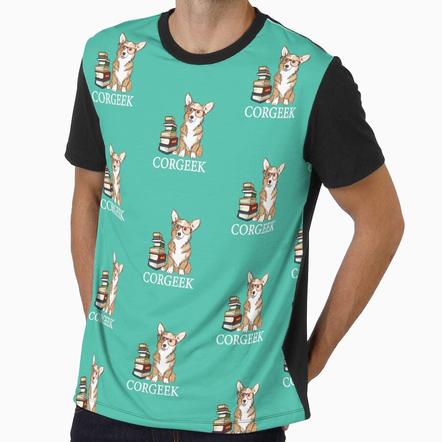 Corgi for book lovers, book nerds, readers, or english teachers - corgeek by ouchmypancreas