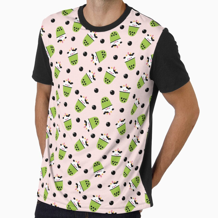 Boba Matcha Cow by Peach Mochi