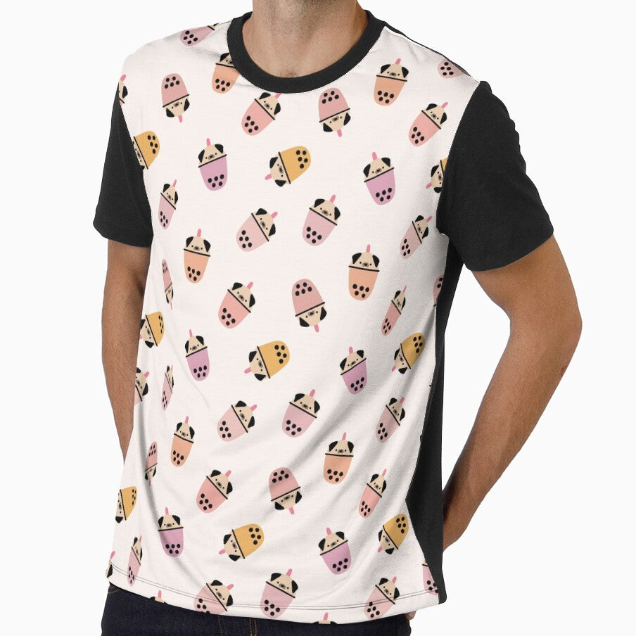 Pet Boba Pug Peach by Peach Mochi