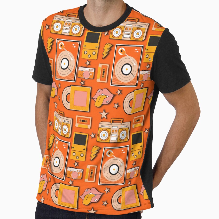 y2k-music orange by susycosta
