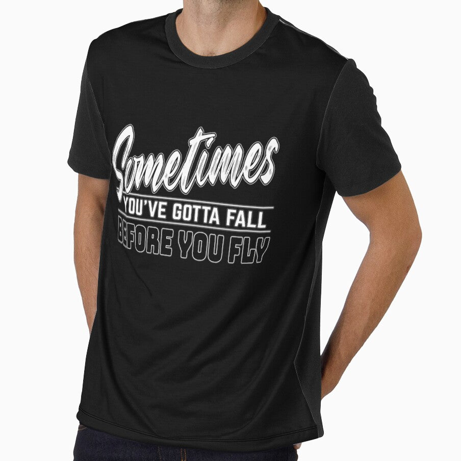 Motivational Slogans, Sometimes you´ve gotta fall before you fly by MeroniGDesign